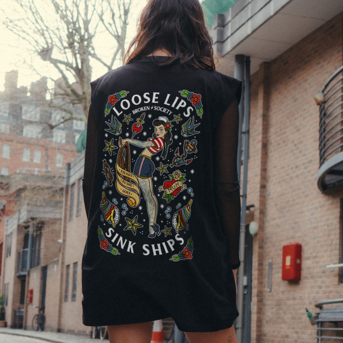Ärmelloses T-Shirt „Wenn es regnet, schüttet es“ (Unisex)