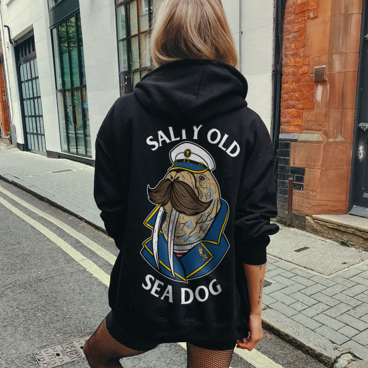 Salty Old Sea Dog Hoodie (Unisex)