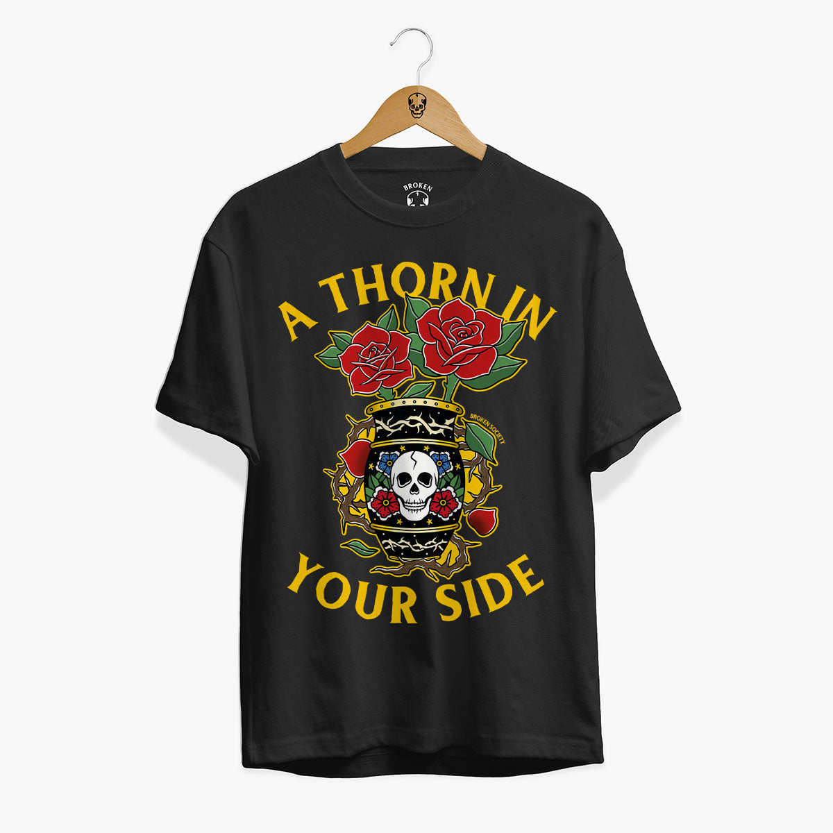 A Thorn In Your Side T-Shirt (Unisex)-Tattoo Clothing, Tattoo T-Shirt, EP01-Broken Society