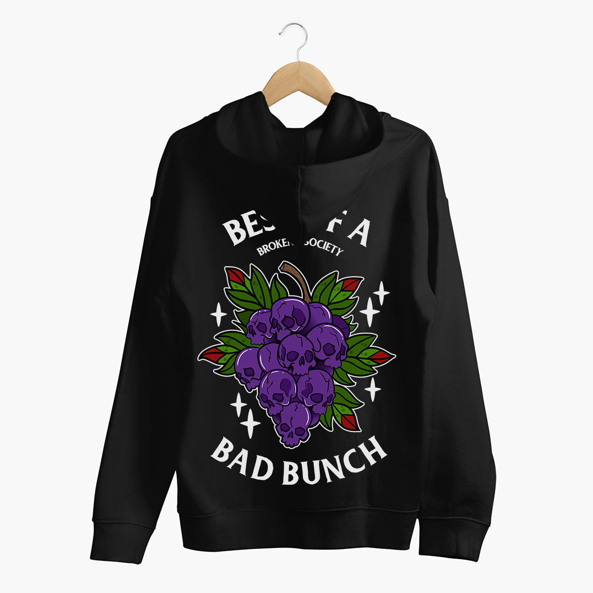 Best Of A Bad Bunch Hoodie (Unisex)-Tattoo Clothing, Tattoo Hoodie, JH001-Broken Society
