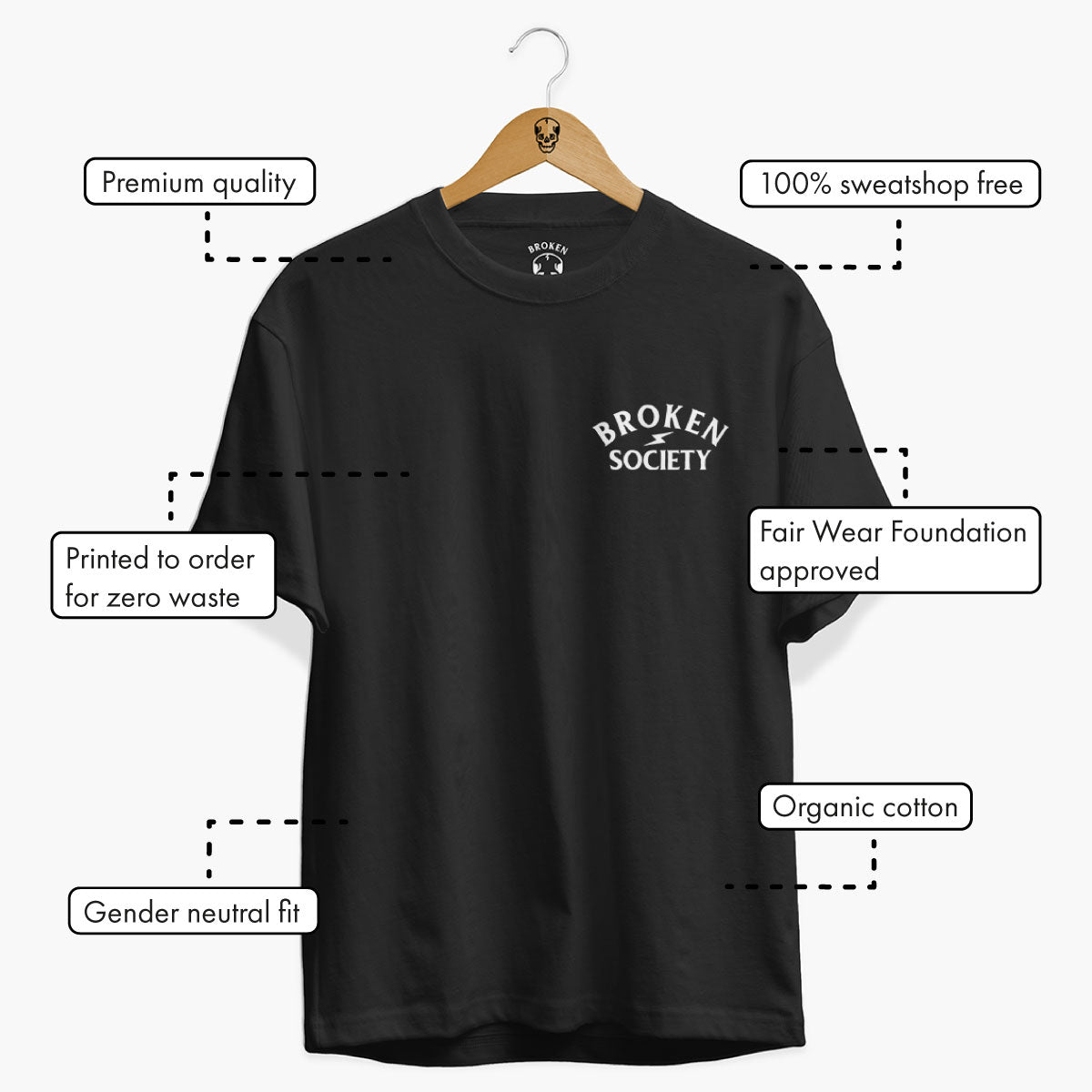 Black Panther T-Shirt (Unisex)-Tattoo Clothing, Tattoo T-Shirt, N03-Broken Society