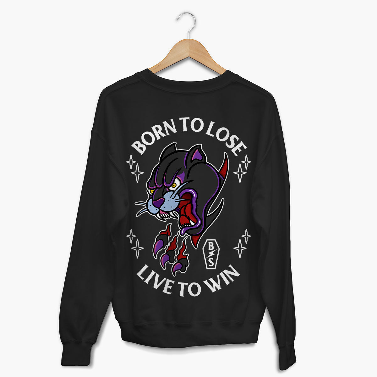Born To Lose Sweatshirt (Unisex)-Tattoo Clothing, Tattoo Sweatshirt, JH030-Broken Society