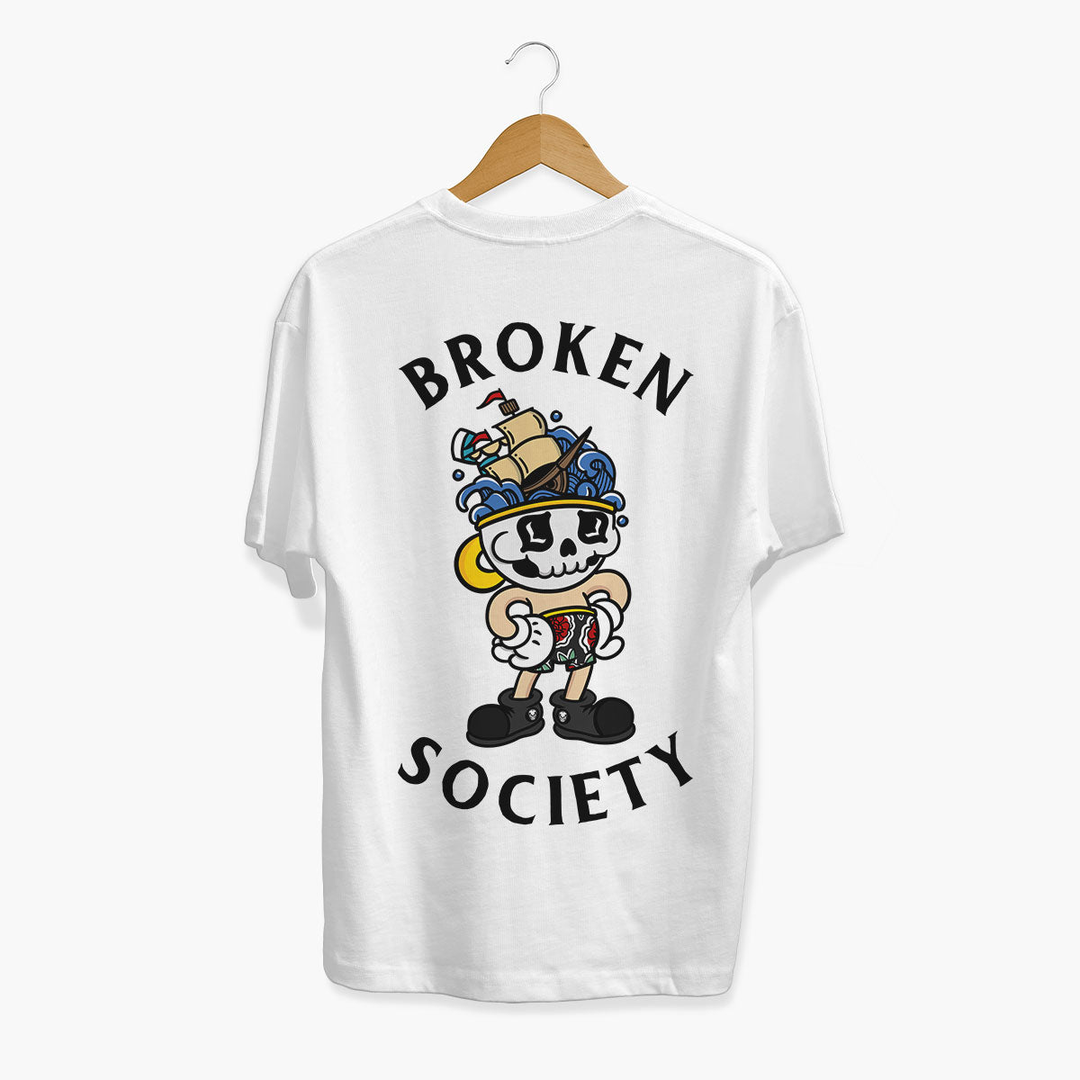 Broken Benny T-Shirt (Unisex)-Tattoo Clothing, Tattoo T-Shirt, EP01-Broken Society