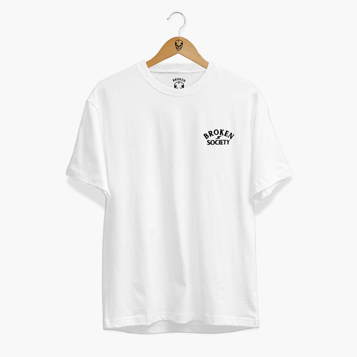 Broken Society Embroidered T-Shirt (Unisex)-Tattoo Clothing, Tattoo T-Shirt, EP01-Broken Society