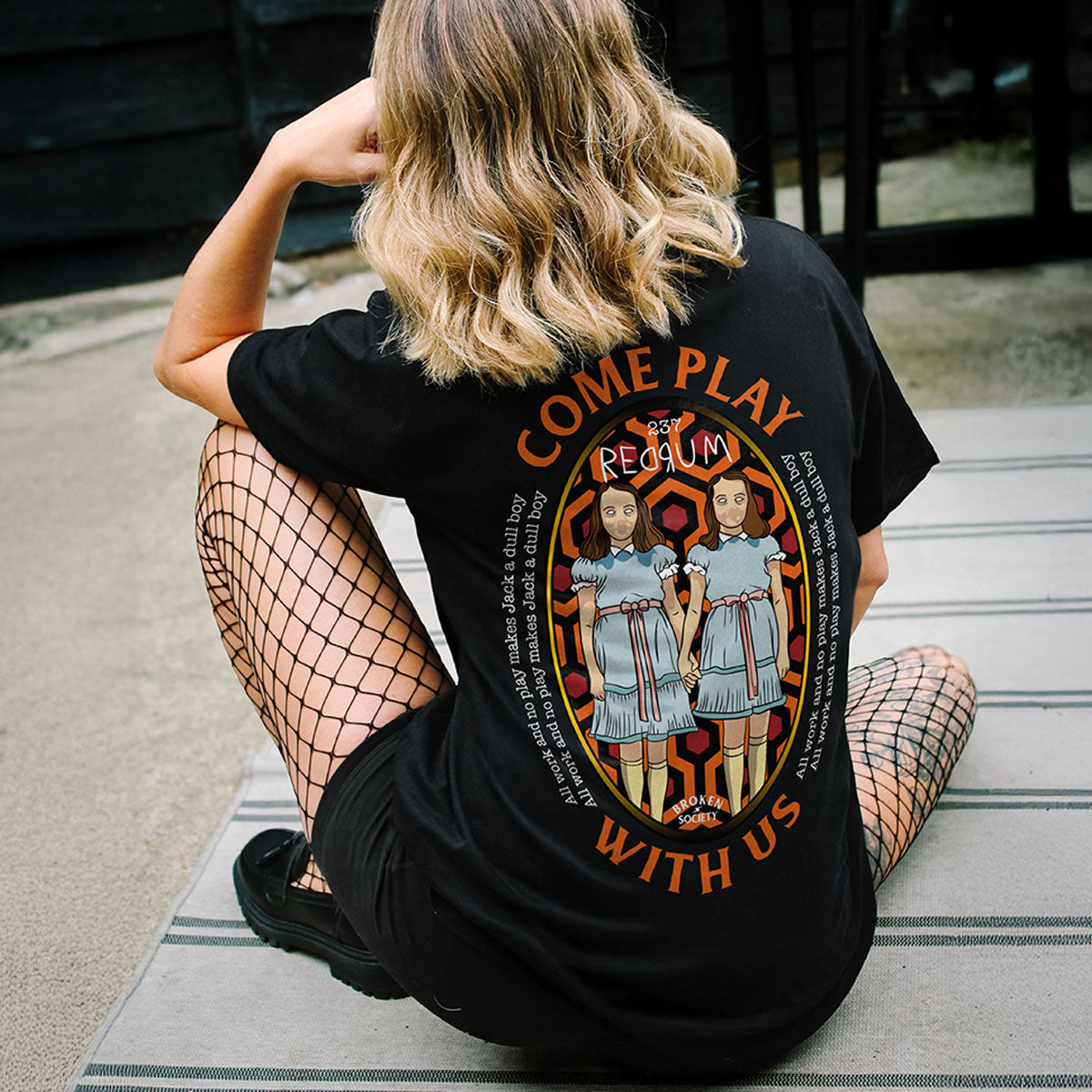 Come Play With Us T-Shirt (Unisex)-Tattoo Clothing, Tattoo T-Shirt, EP01-Broken Society