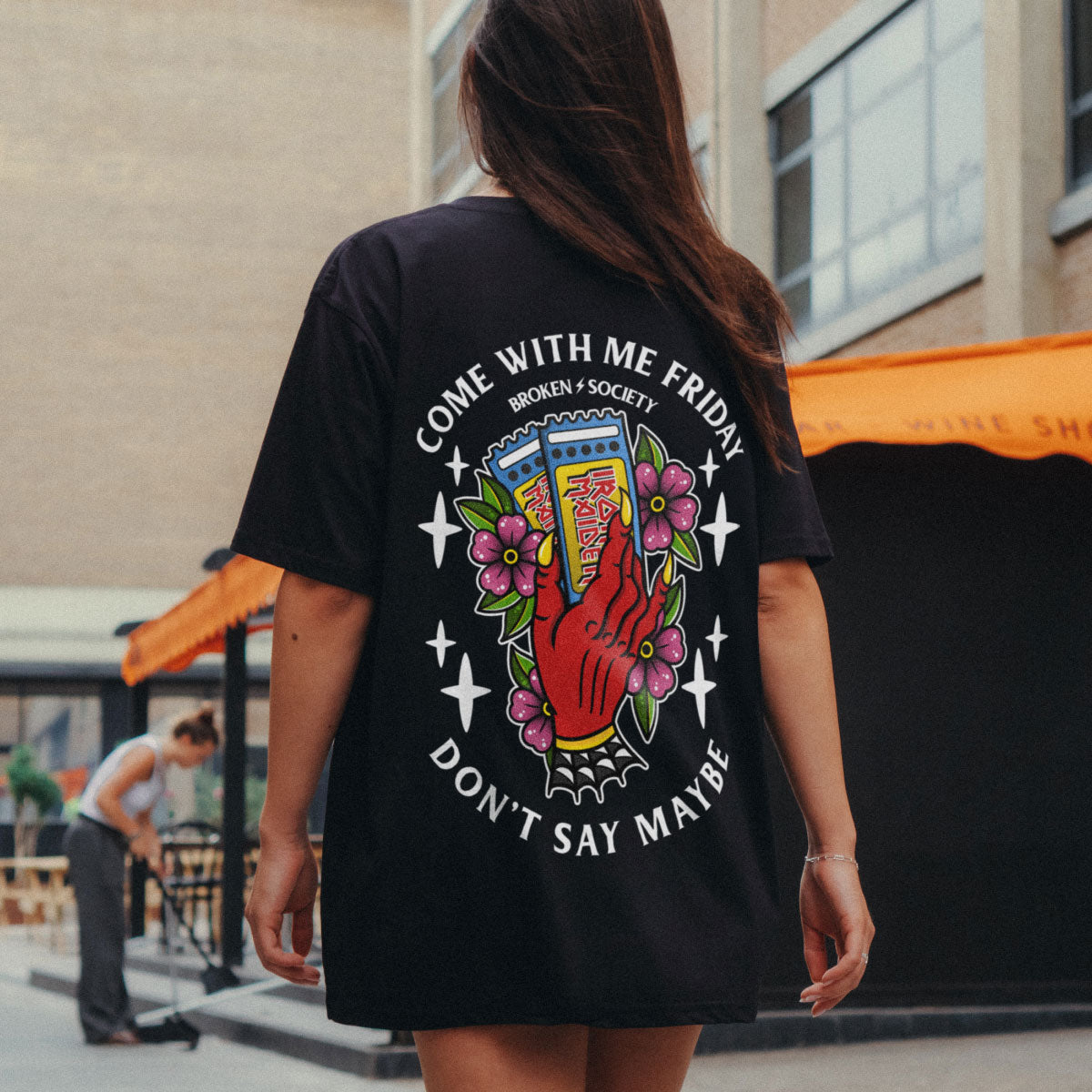 Come With Me Friday T-Shirt (Unisex)-Tattoo Clothing, Tattoo T-Shirt, EP01-Broken Society