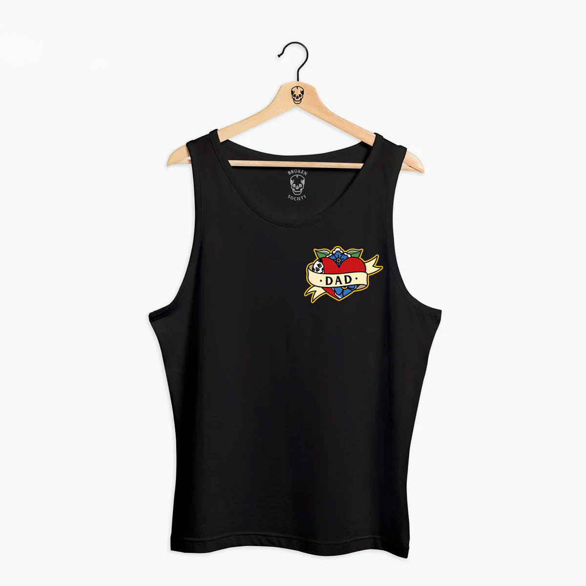 Dad Tank (Unisex)-Tattoo Clothing, Tattoo Tank, 03980-Broken Society