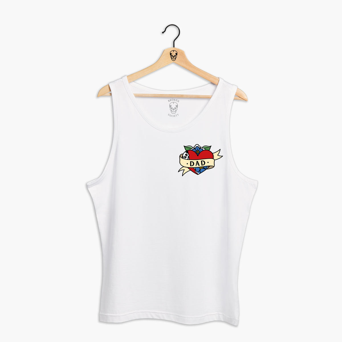 Dad Tank (Unisex)-Tattoo Clothing, Tattoo Tank, 03980-Broken Society