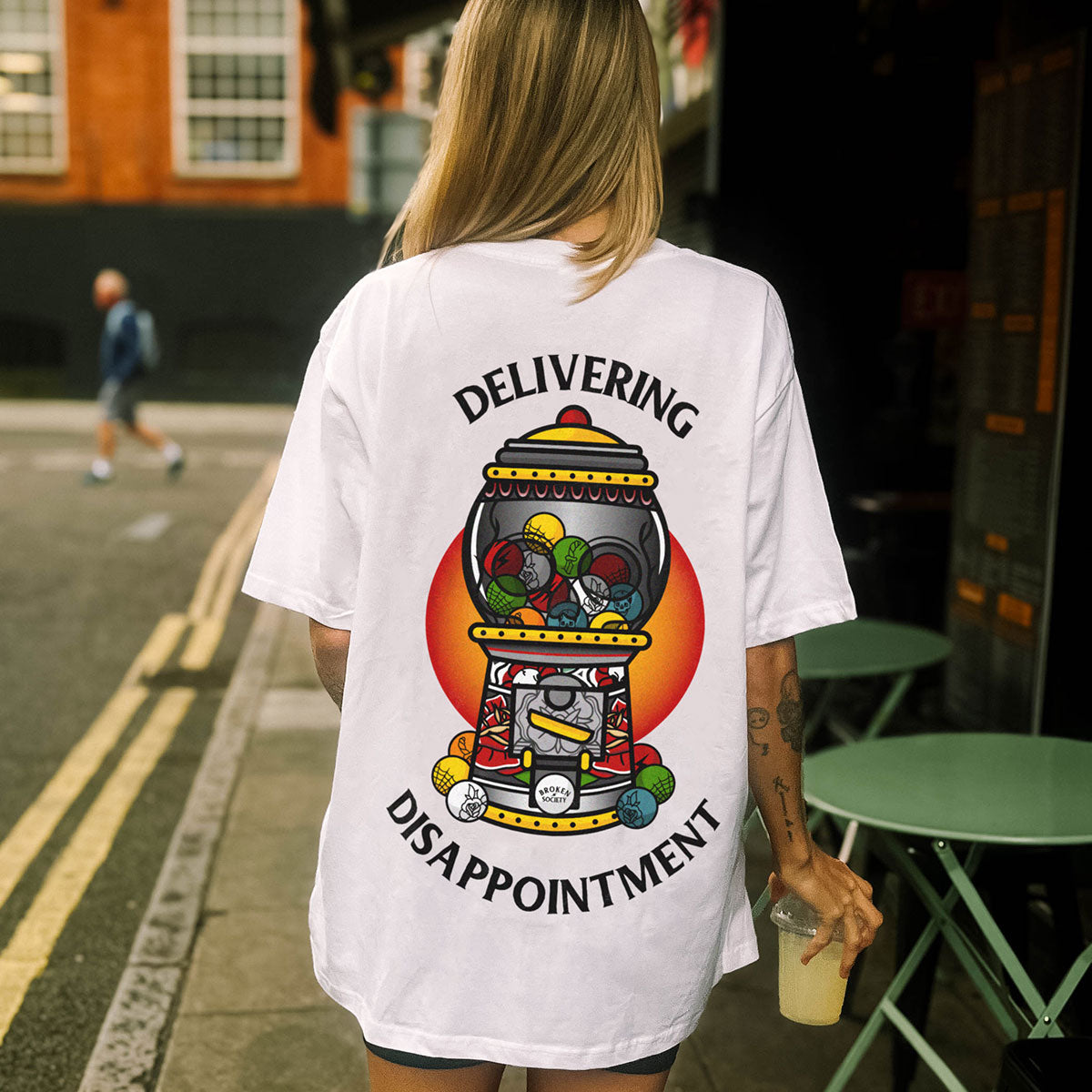 Delivering Disappointment T-Shirt (Unisex)-Tattoo Clothing, Tattoo T-Shirt, EP01-Broken Society