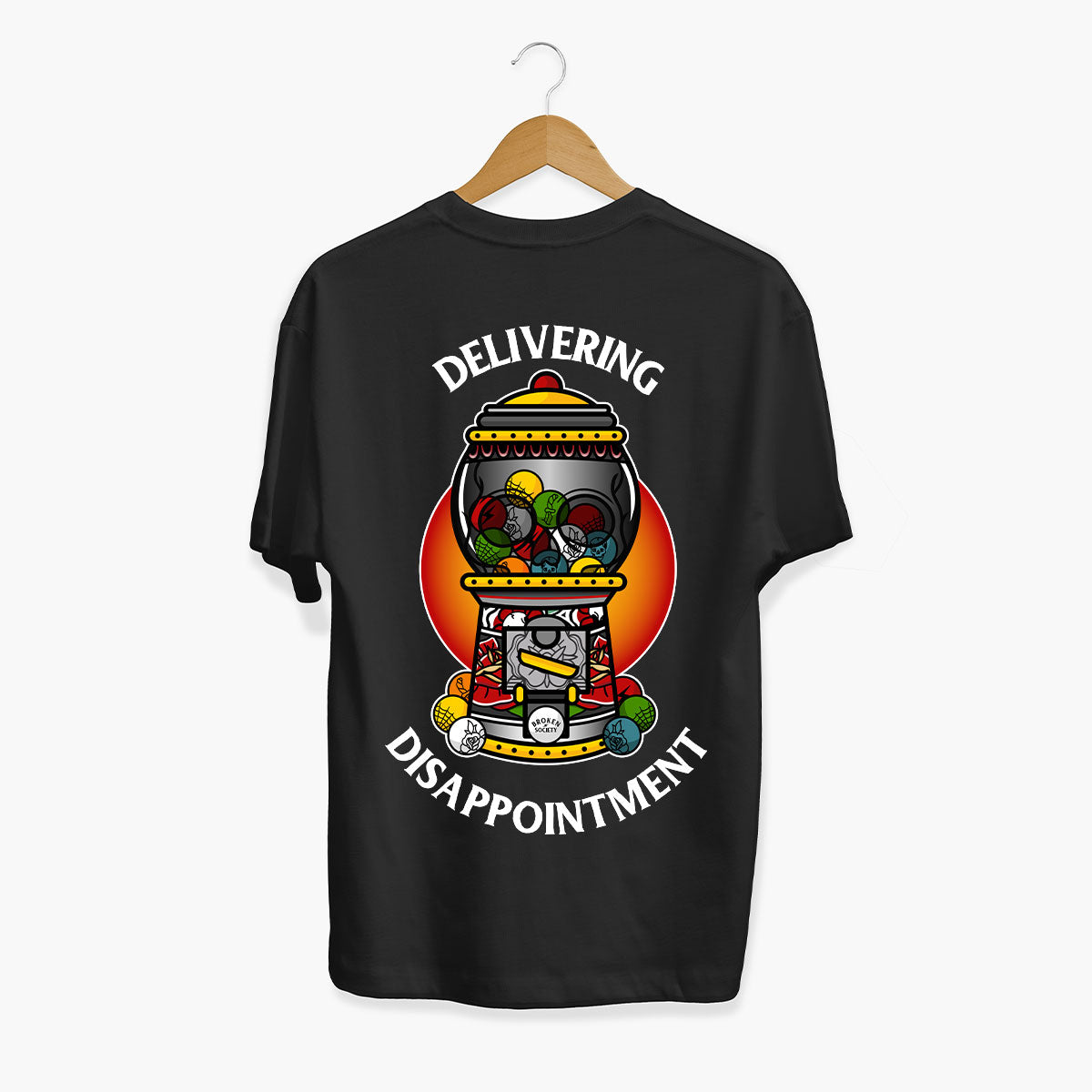 Delivering Disappointment T-Shirt (Unisex)-Tattoo Clothing, Tattoo T-Shirt, EP01-Broken Society