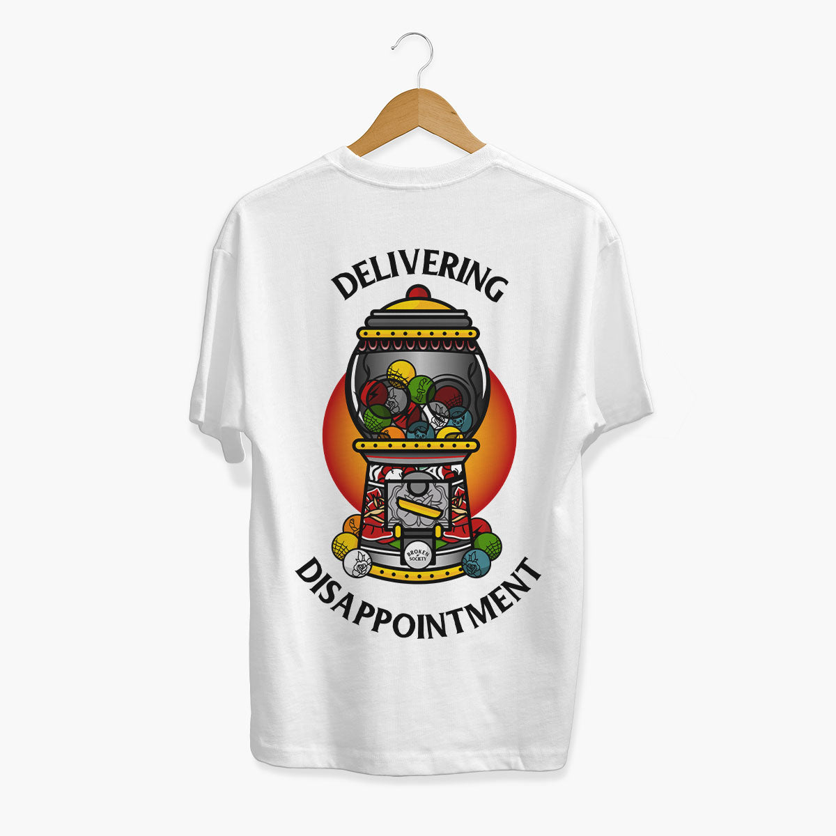 Delivering Disappointment T-Shirt (Unisex)-Tattoo Clothing, Tattoo T-Shirt, EP01-Broken Society