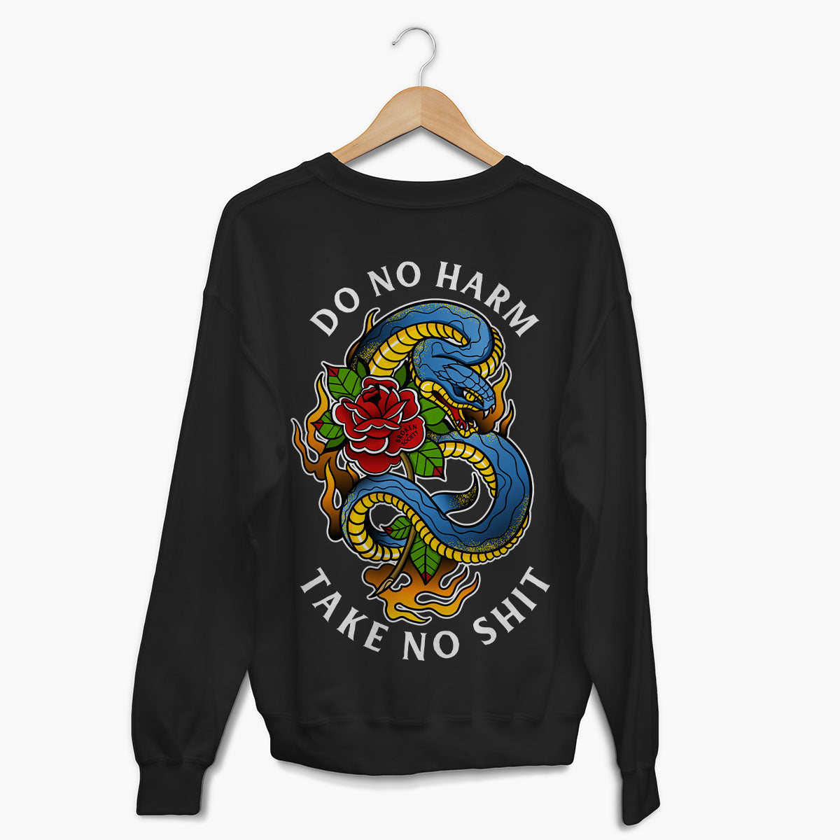 Do No Harm Sweatshirt (Unisex)-Tattoo Clothing, Tattoo Sweatshirt, JH030-Broken Society
