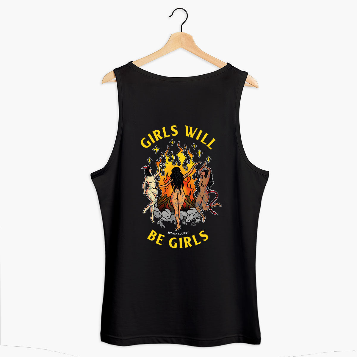 Girls Will Be Girls Tank (Unisex)-Tattoo Clothing, Tattoo Tank, 03980-Broken Society