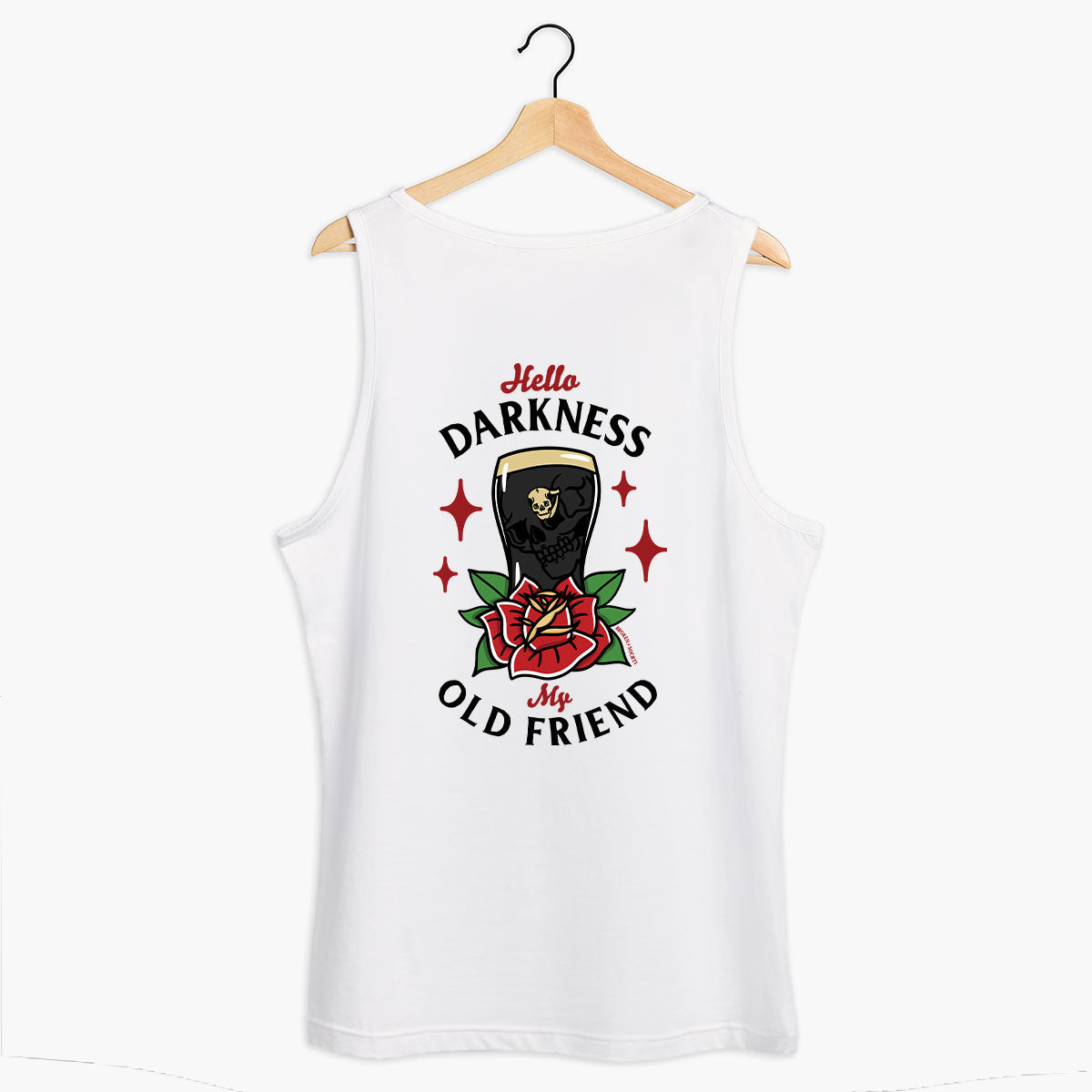 Hello Darkness Tank (Unisex)-Tattoo Clothing, Tattoo Tank, 03980-Broken Society