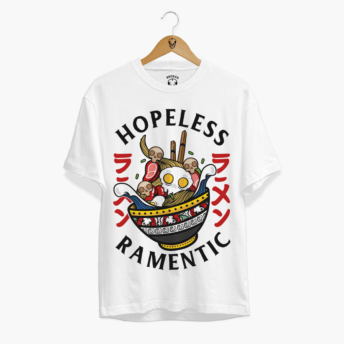 Hopeless Ramentic Front Print T-Shirt (Unisex)-Tattoo Clothing, Tattoo T-Shirt, EP01-Broken Society