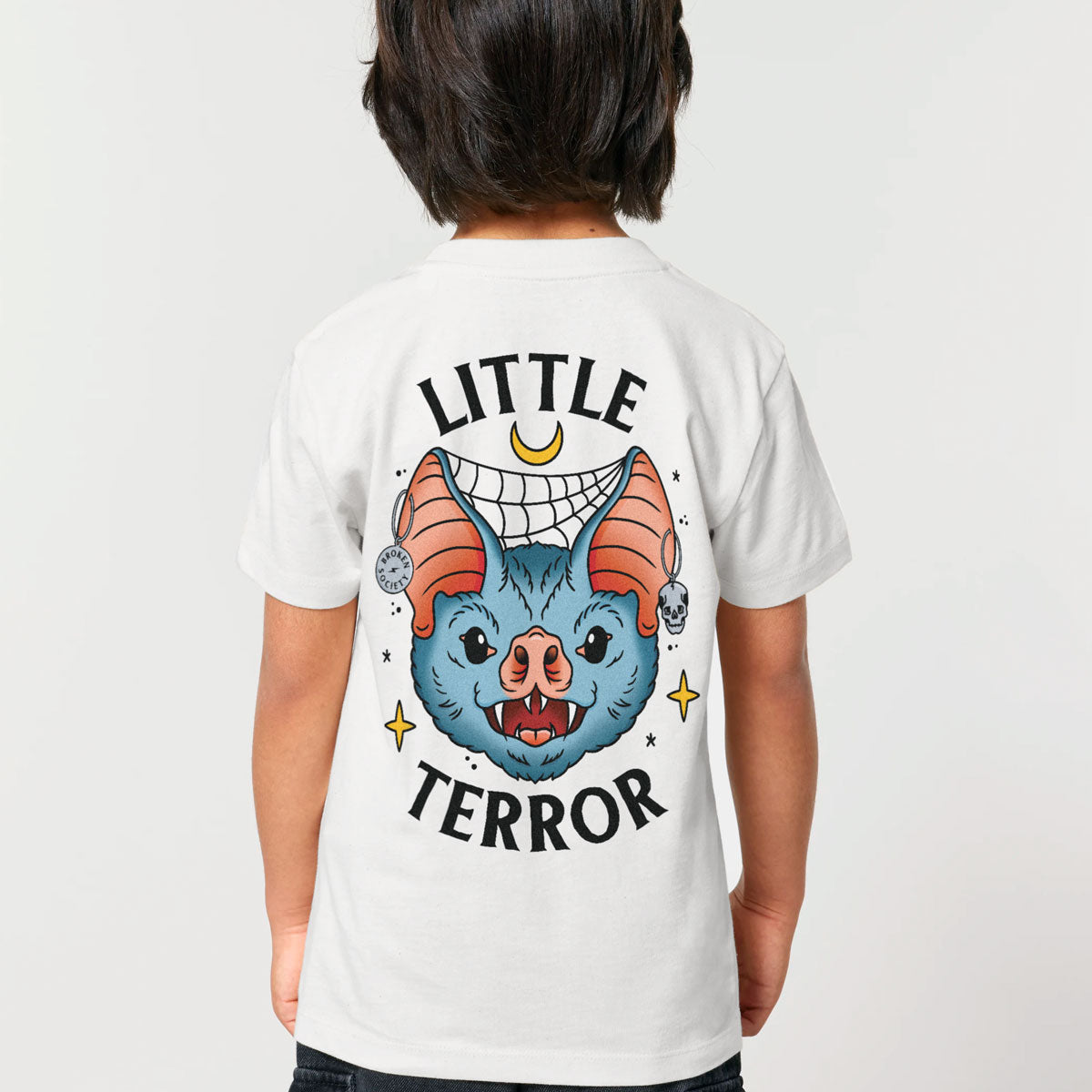 Little Terror Kids T-Shirt (Unisex)-Tattoo Clothing, Tattoo Kids Shirt, Mini Creator-Broken Society