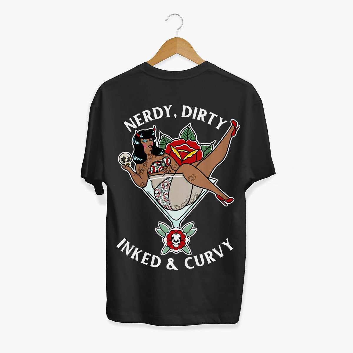 Nerdy Dirty T-Shirt (Unisex)-Tattoo Clothing, Tattoo T-Shirt, EP01-Broken Society