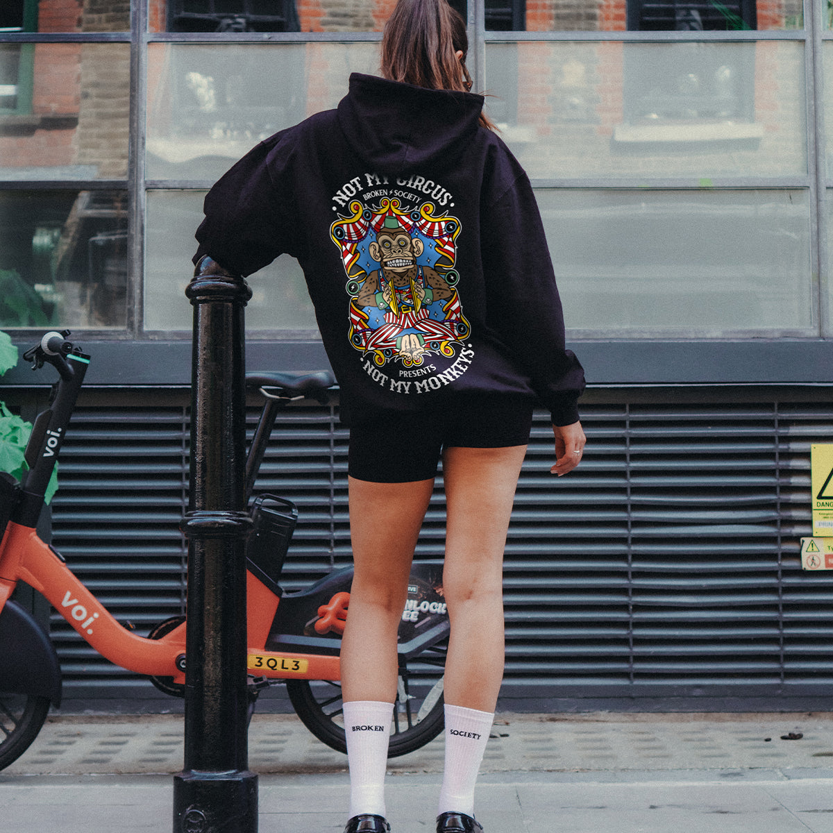 Not My Circus Hoodie (Unisex)-Tattoo Clothing, Tattoo Hoodie, JH001-Broken Society