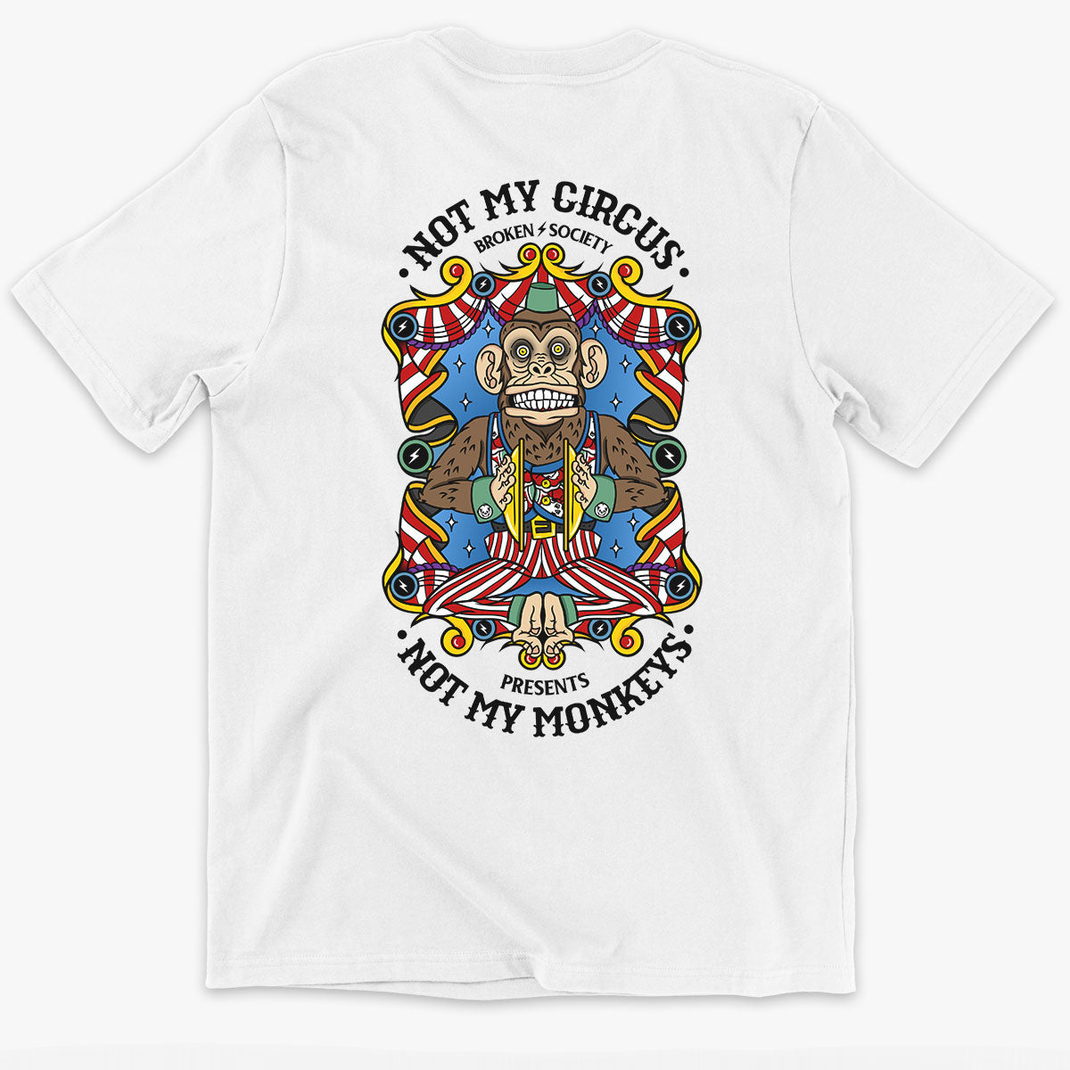 Not My Circus Kids T-Shirt (Unisex)-Tattoo Clothing, Tattoo Kids Shirt, Mini Creator-Broken Society