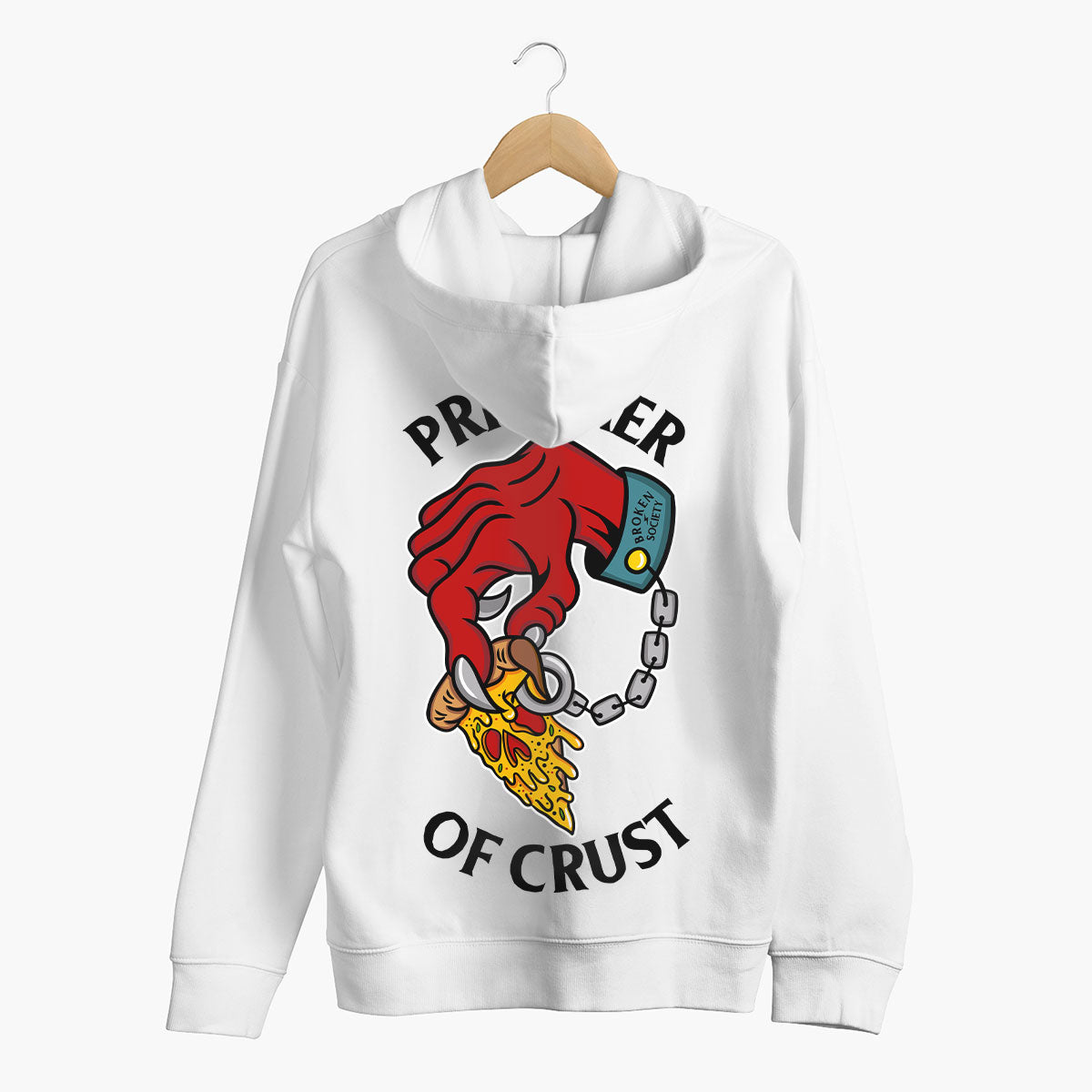 Prisoner Of Crust Hoodie (Unisex)-Tattoo Clothing, Tattoo Hoodie, JH001-Broken Society