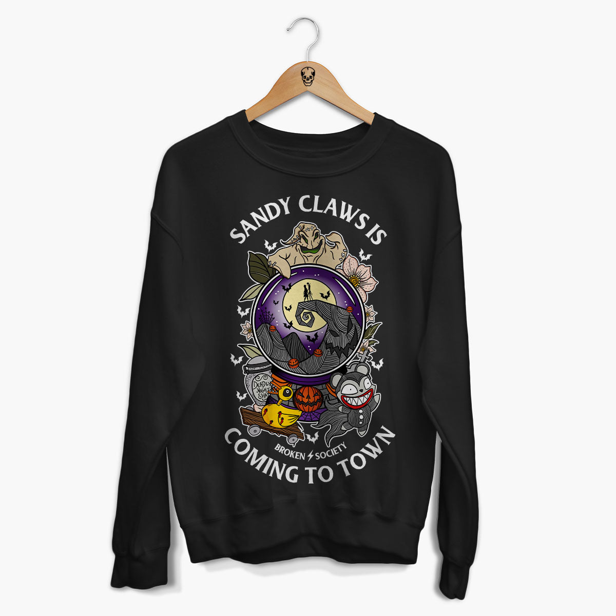 Sandy Claws Christmas Jumper (Unisex)-Tattoo Clothing, Tattoo Sweatshirt, JH030-Broken Society