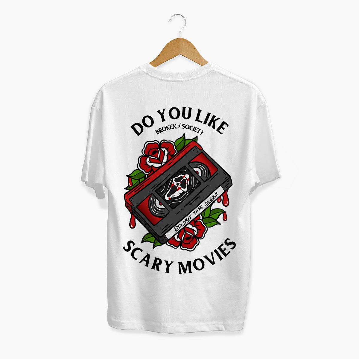 Scary Movies T-Shirt (Unisex)-Tattoo Clothing, Tattoo T-Shirt, EP01-Broken Society