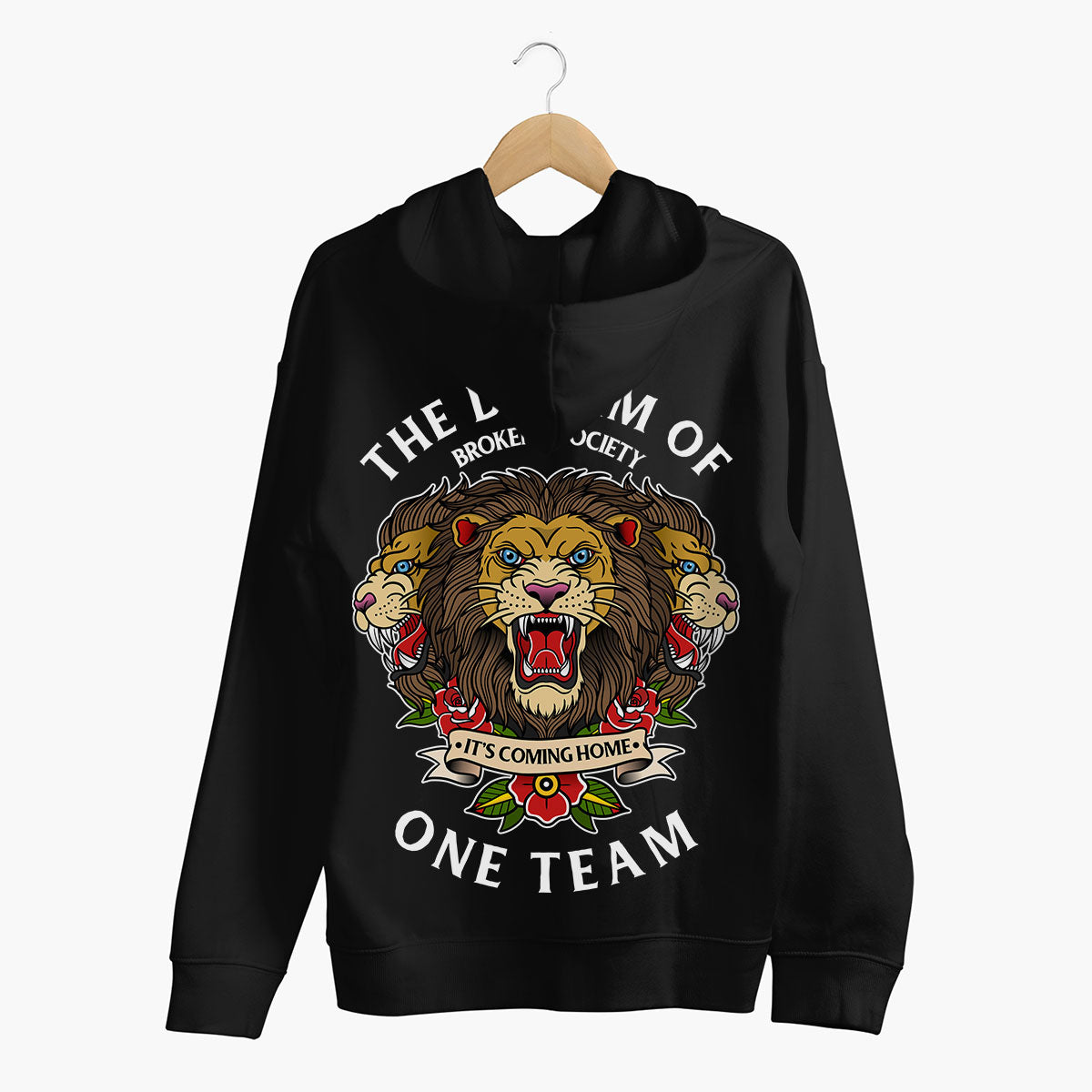 The Dream Of One Team Hoodie (Unisex)-Tattoo Clothing, Tattoo Hoodie, JH001-Broken Society