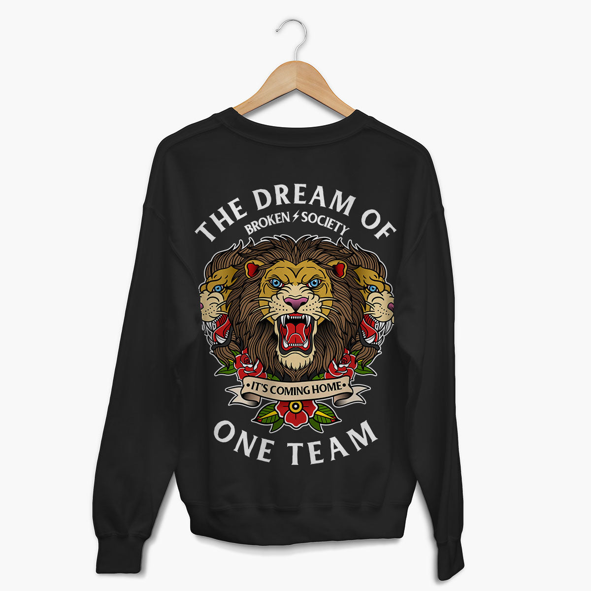 The Dream Of One Team Sweatshirt (Unisex)-Tattoo Clothing, Tattoo Sweatshirt, JH030-Broken Society