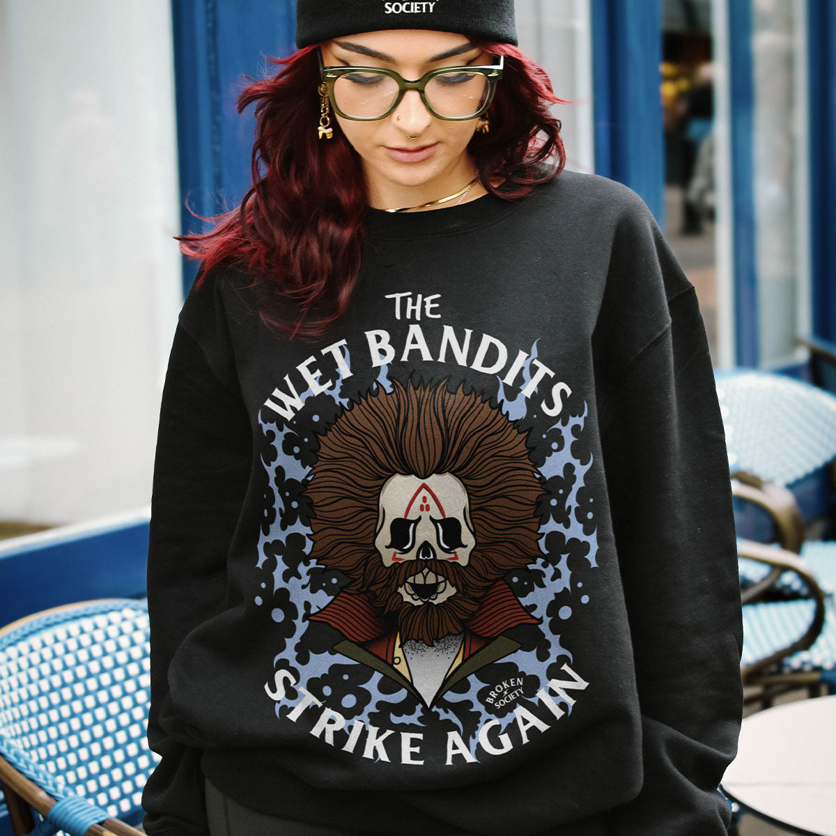 The Wet Bandits Strike Again Christmas Jumper (Unisex)-Tattoo Clothing, Tattoo Sweatshirt, JH030-Broken Society