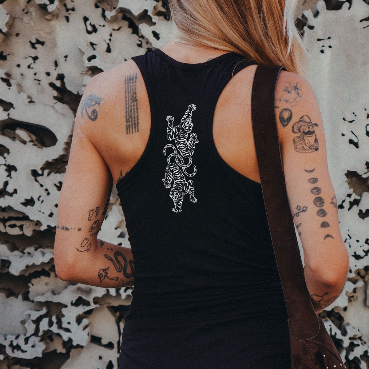 Tigers Bodycon Dress-Tattoo Clothing, Tattoo Bodycon Dress, SK114-Broken Society