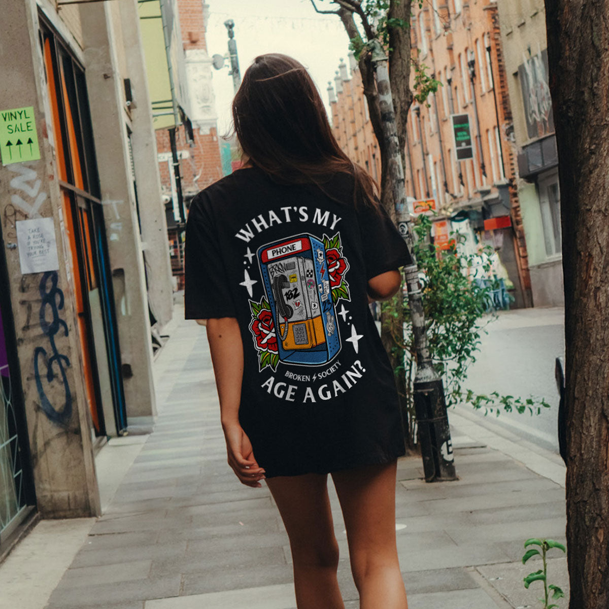 What's My Age Again T-Shirt (Unisex)-Tattoo Clothing, Tattoo T-Shirt, EP01-Broken Society