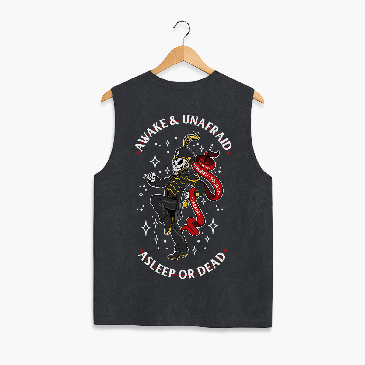 Ärmelloses T-Shirt „Wenn es regnet, schüttet es“ (Unisex)