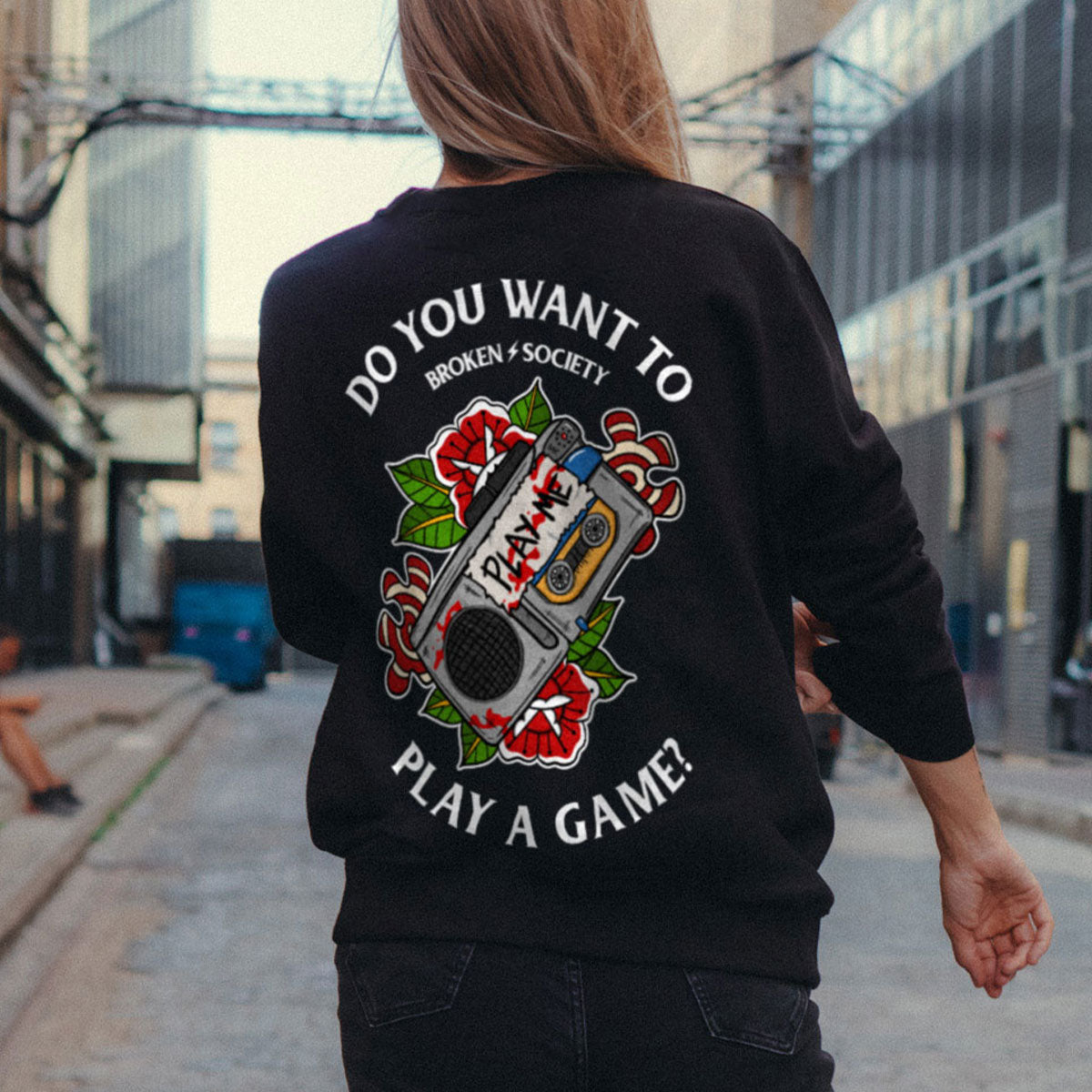 Sudadera Born Bad Devil (Unisex)