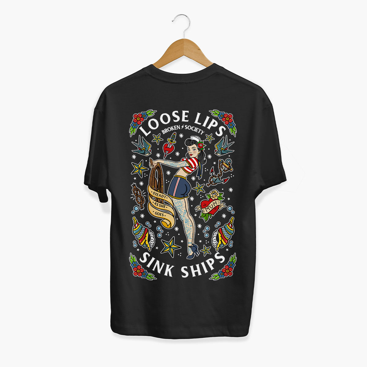 Loose Lips Sink Ships T-Shirt (Unisex)
