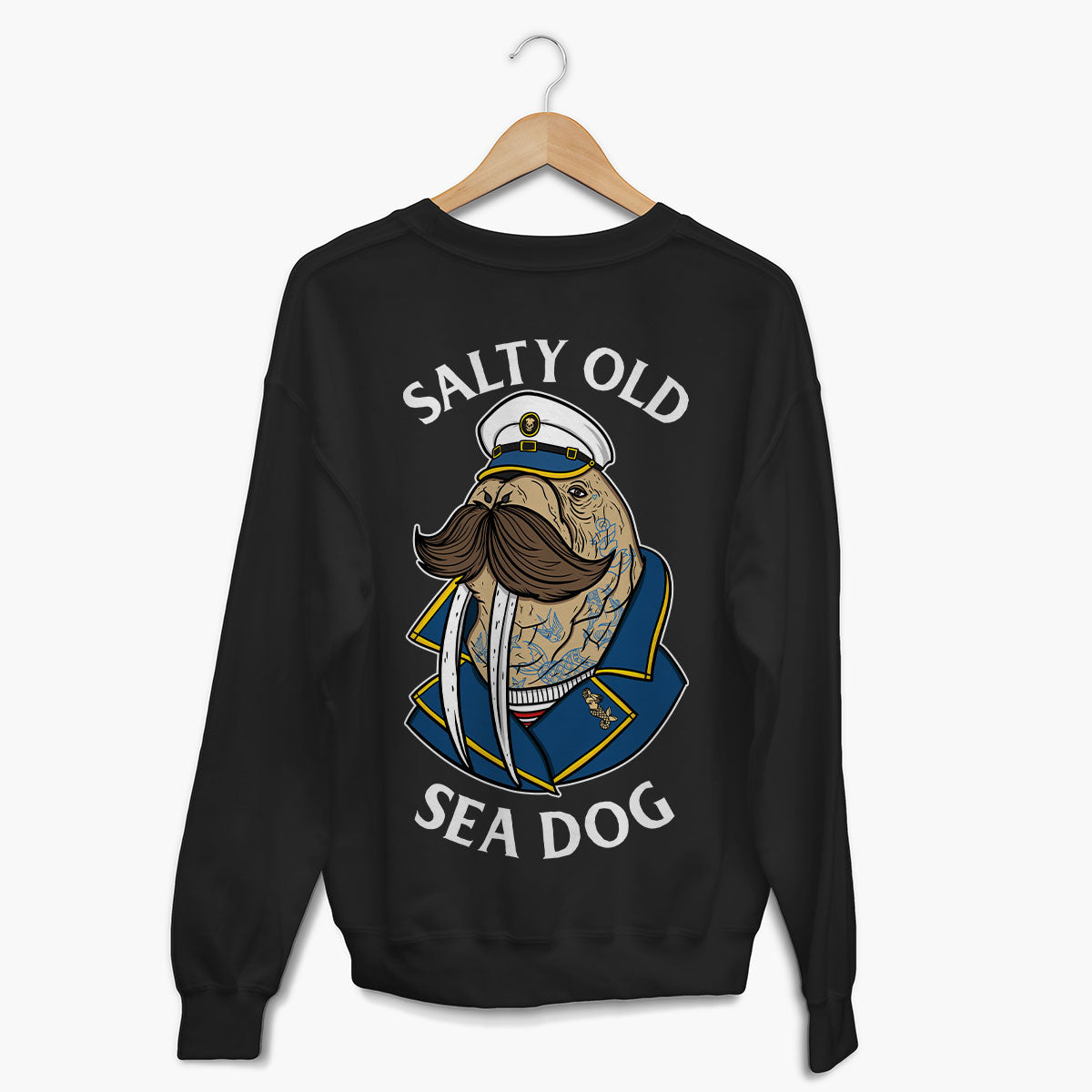 Salty Old Sea Dog Sweatshirt (Unisex)