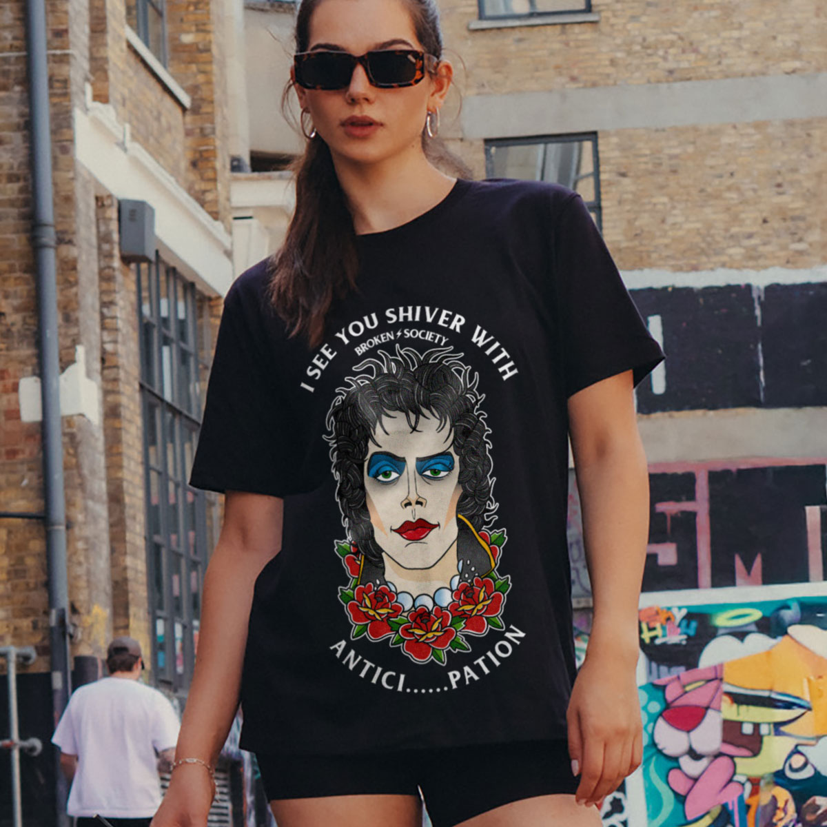 Shiver With Anticipation Front Print T-Shirt (Unisex)