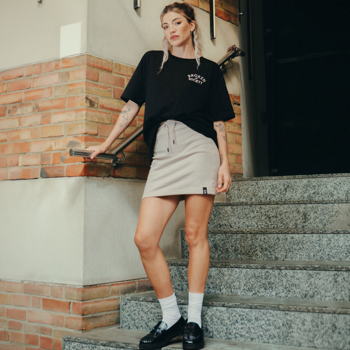 Sueded Skirt