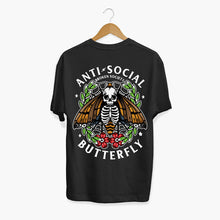 Load image into Gallery viewer, Anti-Social Butterfly T-shirt (Unisex)-Tattoo Clothing, Tattoo T-Shirt, EP01-Broken Society