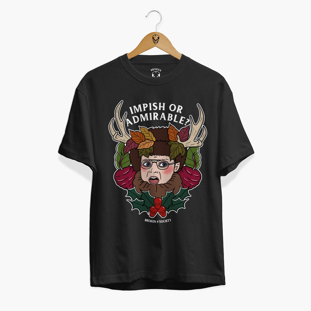 Belsnickel Christmas T-Shirt (Unisex)-Tattoo Clothing, Tattoo T-Shirt, EP01-Broken Society