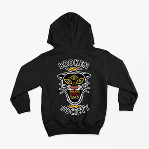 Black Panther Kids Hoodie (Unisex)-Tattoo Clothing, Tattoo Hoodie, JH001B-Broken Society