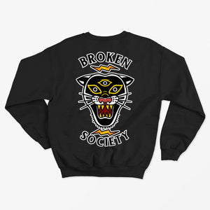 Black Panther Kids Sweatshirt (Unisex)-Broken Society