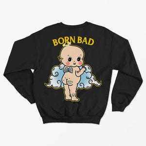 Born Bad Angel Kids Sweatshirt (Unisex)-Broken Society