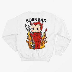 Born Bad Devil Kids Sweatshirt (Unisex)-Broken Society