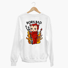 Load image into Gallery viewer, Born Bad Devil Sweatshirt (Unisex)-Tattoo Clothing, Tattoo Sweatshirt, JH030-Broken Society