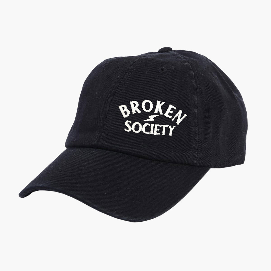 Broken Society Embroidered Dad Cap-Tattoo Clothing, Tattoo Accessories, Tattoo Gift, Tattoo Dad Cap, BB653-Broken Society