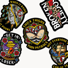 Load image into Gallery viewer, Broken Society Stickers-Tattoo Gifts, Tattoo Accessories, Tattoo Gift, Tattoo Stickers-Broken Society