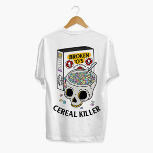 Cereal Killer T-shirt (Unisex)-Tattoo Clothing, Tattoo T-Shirt, N03-Broken Society