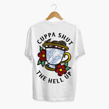 Load image into Gallery viewer, Cuppa Shut The Hell Up T-shirt (Unisex)-Tattoo Clothing, Tattoo T-Shirt, N03-Broken Society