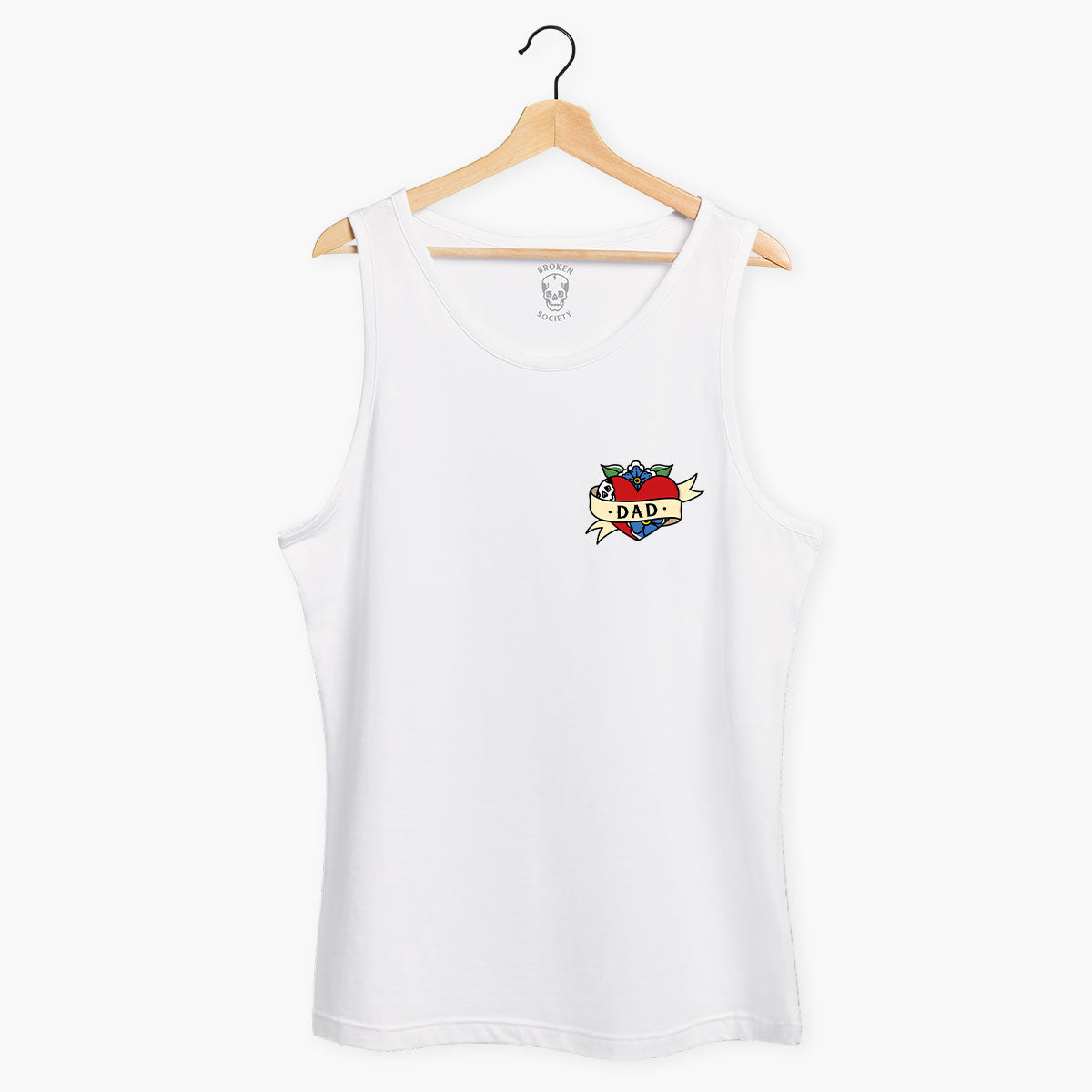 Dad Tank (Unisex)-Tattoo Clothing, Tattoo Tank, 03980-Broken Society