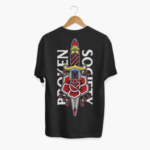 Dagger T-Shirt (Unisex)-Tattoo Clothing, Tattoo T-Shirt, N03-Broken Society